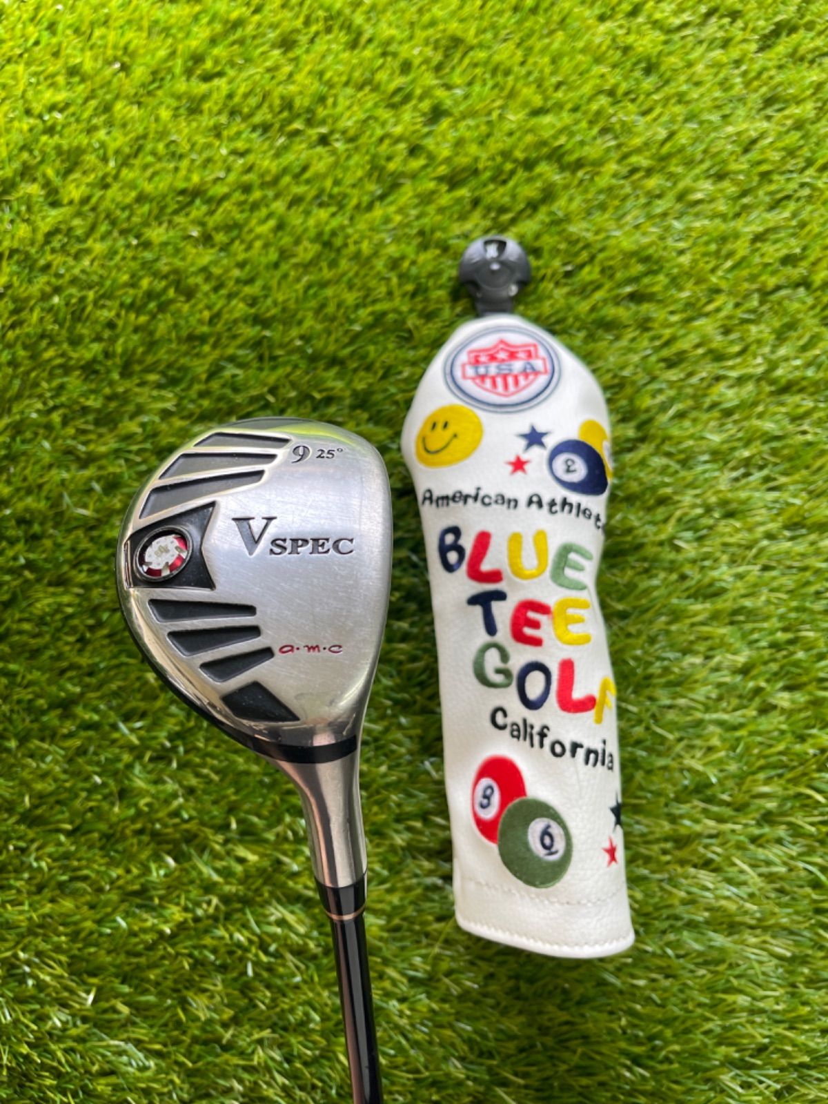 アメリカン倶楽部 ユーティリティ 9番 25度 カバー付き a.m.c V SPEC