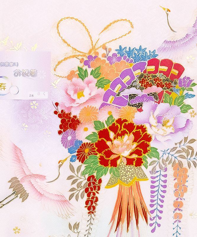 記念感謝祭新品正絹特撰京友禅伝統工芸染祝い王朝花まり