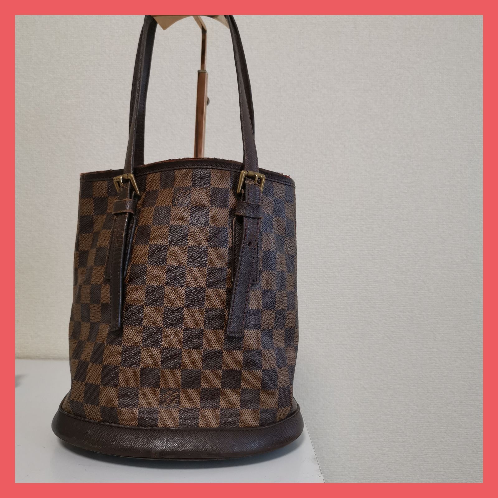 LOUIS VUITTON ルイヴィトンダミエ トートバッグ バケツ正規品