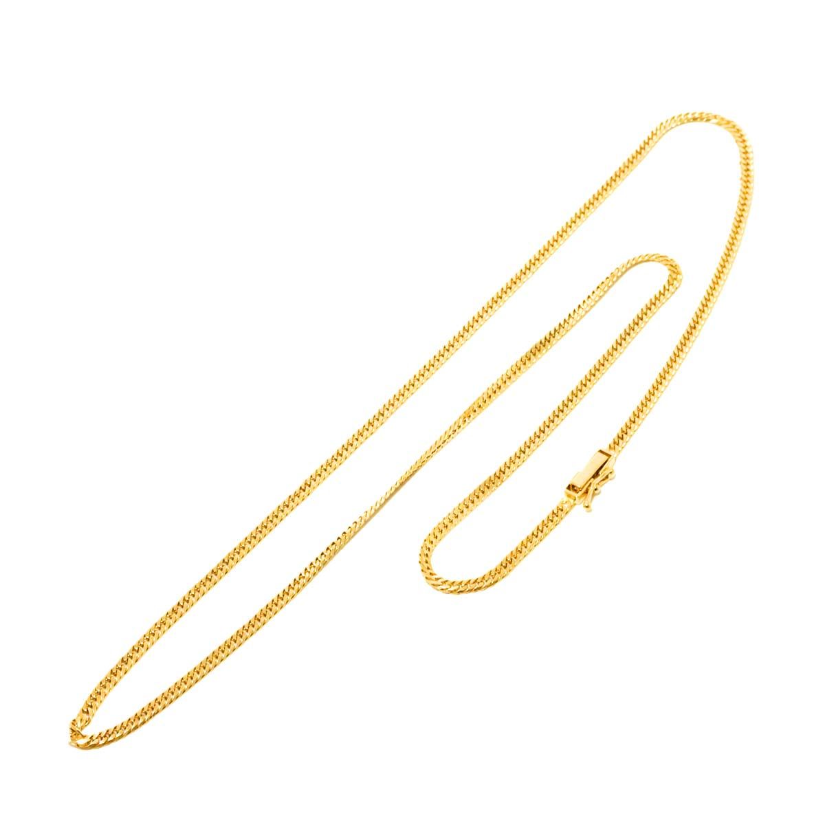 K18 喜平 ネックレス 51cm 6面ダブル 10.2g 幅2.5mm イエローゴールド 750 キヘイ kihei necklace 90300445