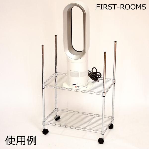 メタルラック スチールラック アジャスター付 4段 幅45×奥行き25×高さ61.8ｃｍ