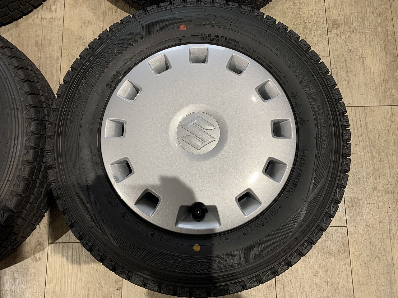 2505030】スタッドレス スズキ 純正 ショップ スチールホイール 12