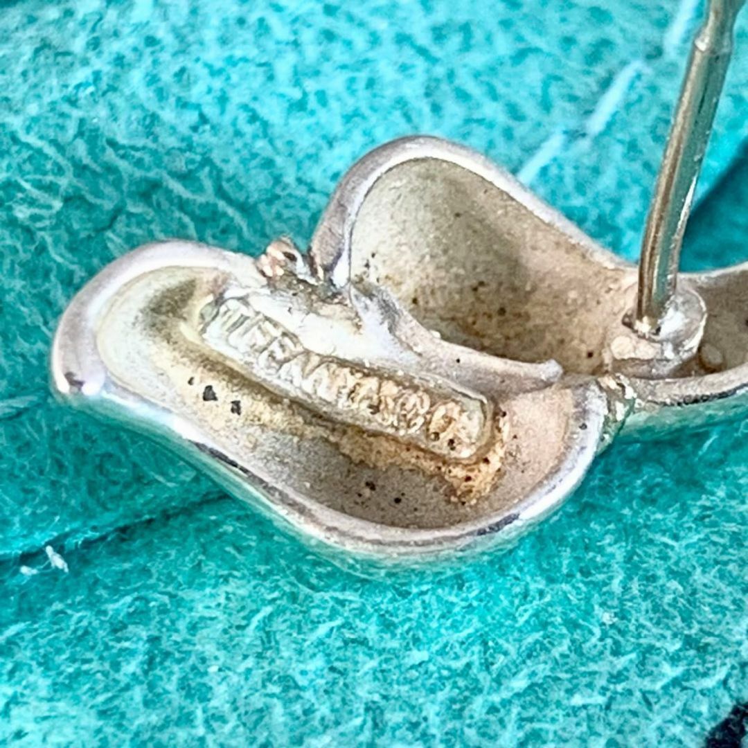 オールドティファニー ツイスト シェル 925 585 コンビ ピアス HO4e