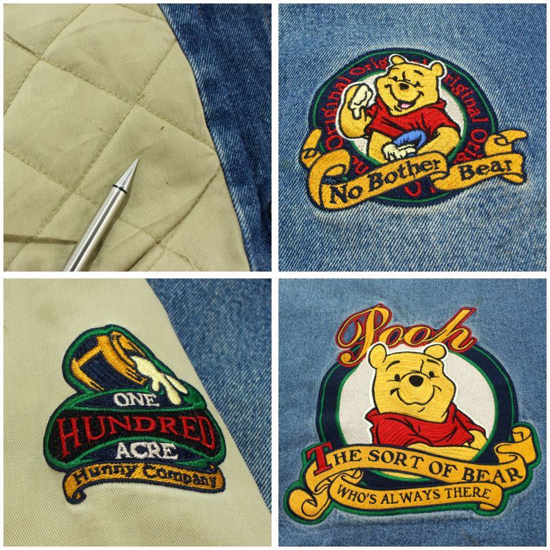 POOH デニムスタジャン 楽天市場】古着 THE DISNEY STORE Pooh くまのプーさん デニム