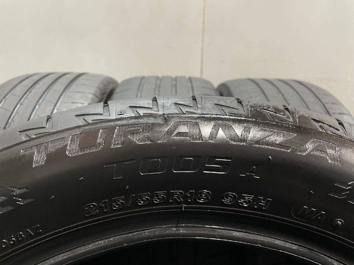 BS BRIDGESTONE TURANZA T005A 215/55R18 18インチ 夏タイヤ 4本 23