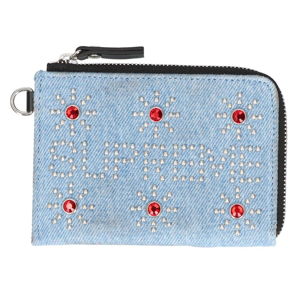 SUPREME (シュプリーム) 23SS×HTC Hollywood Trading Company Studded Wallet  ハリウッドトレーディングカンパニー デニム スタッズウォレット 財布 インディゴ - メルカリ