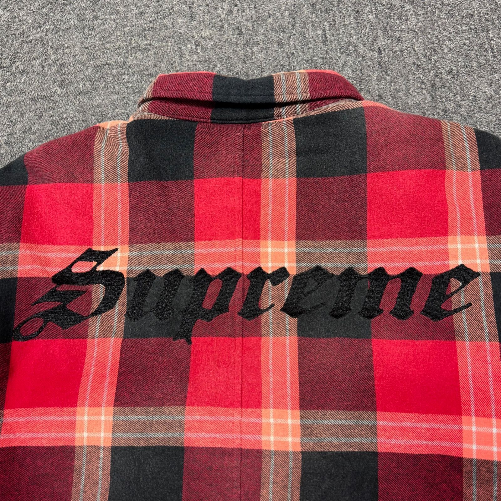 国内正規 Supreme 20AW Quilted Flannel Shirt キルティング