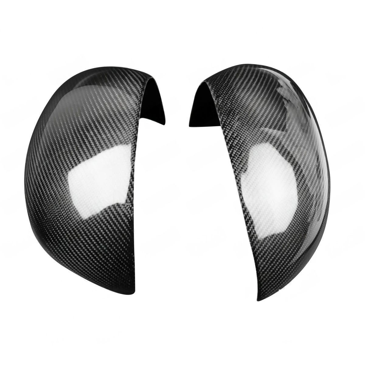 リアルカーボン製 ポルシェ マカン ミラーカバー 粘着式 左右セット 