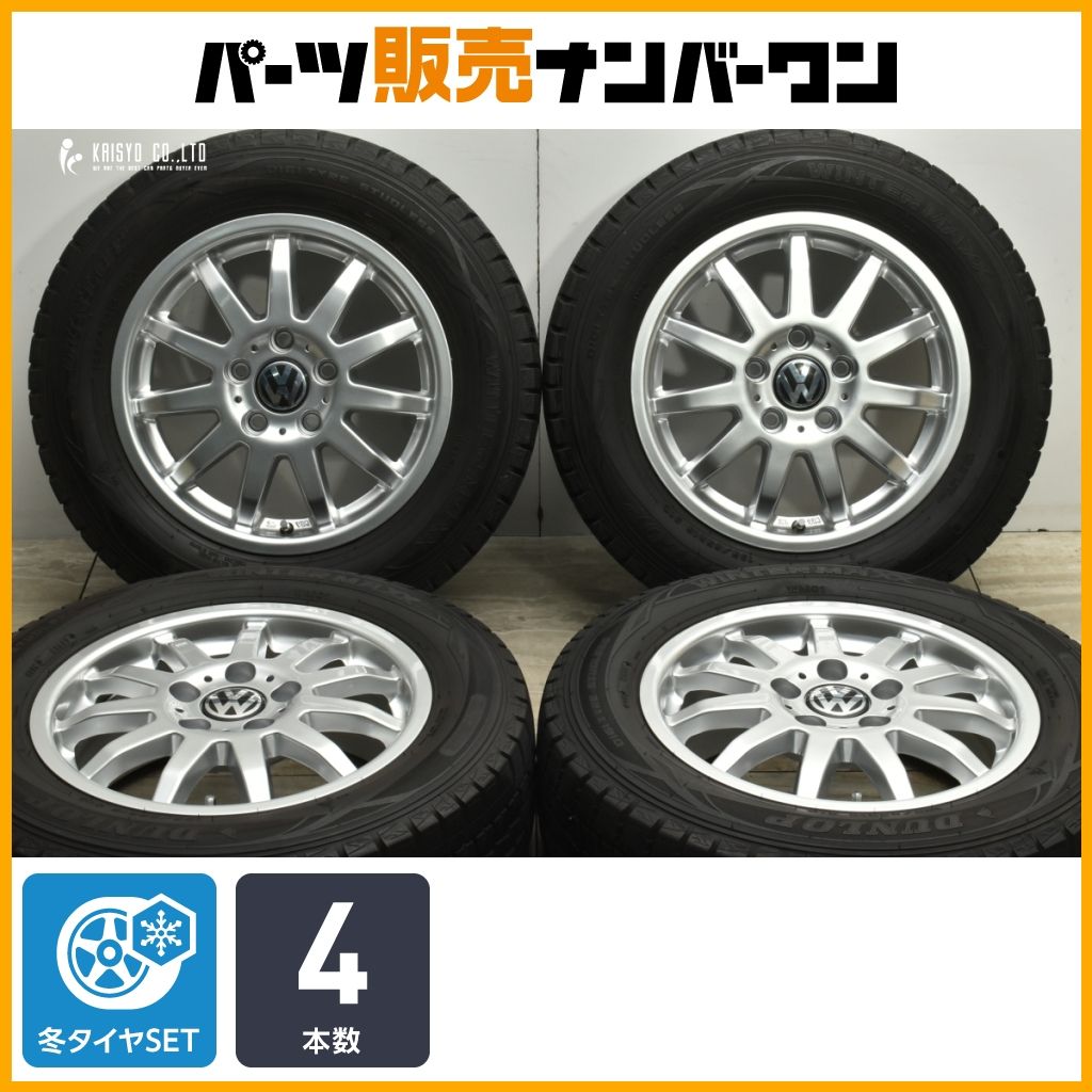 交換用に TARGA C-WORKS 15in 5J 47 PCD112 ダンロップ ウィンターマックス WM01 195|65R15 VW ゴルフ ヴァリアント アウディ A3