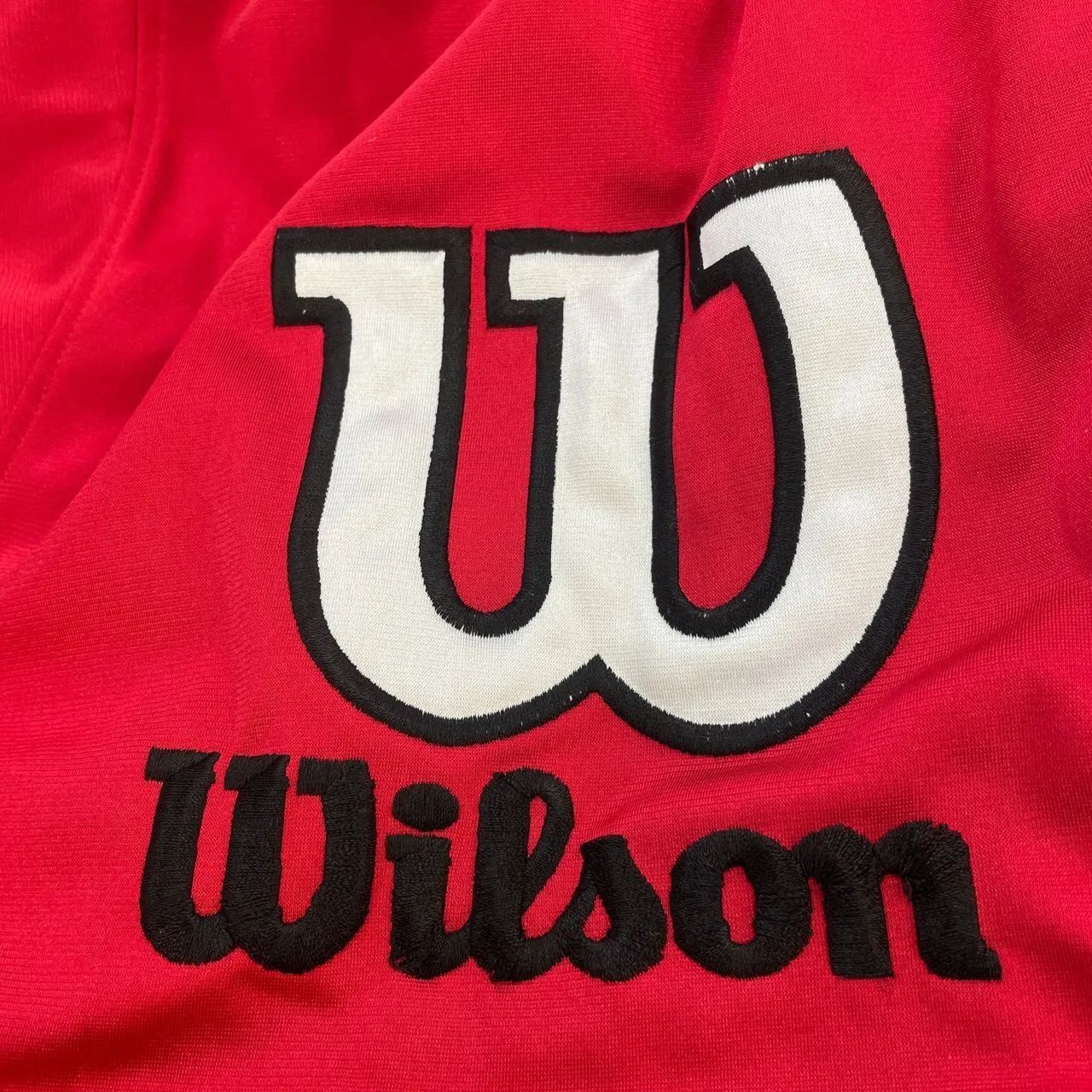 Wilson ウィルソン メンズ ジャージ テニスウェア 赤 レッド レトロ
