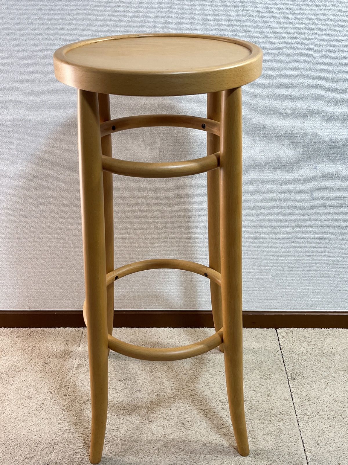 秋田木工 カウンターチェア No-209 曲がり木 大塚家具 ② - メルカリ