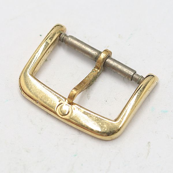 良品 オメガ 純正尾錠 ゴールドカラー 17mm メンズ腕時計用