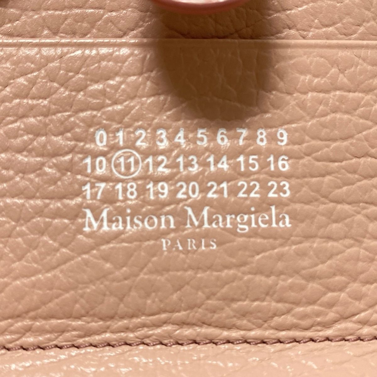 メゾンマルジェラ レディース コインケース レザー ベージュ Maison Margiela（旧Maison Martin Margiela） - □未使用
