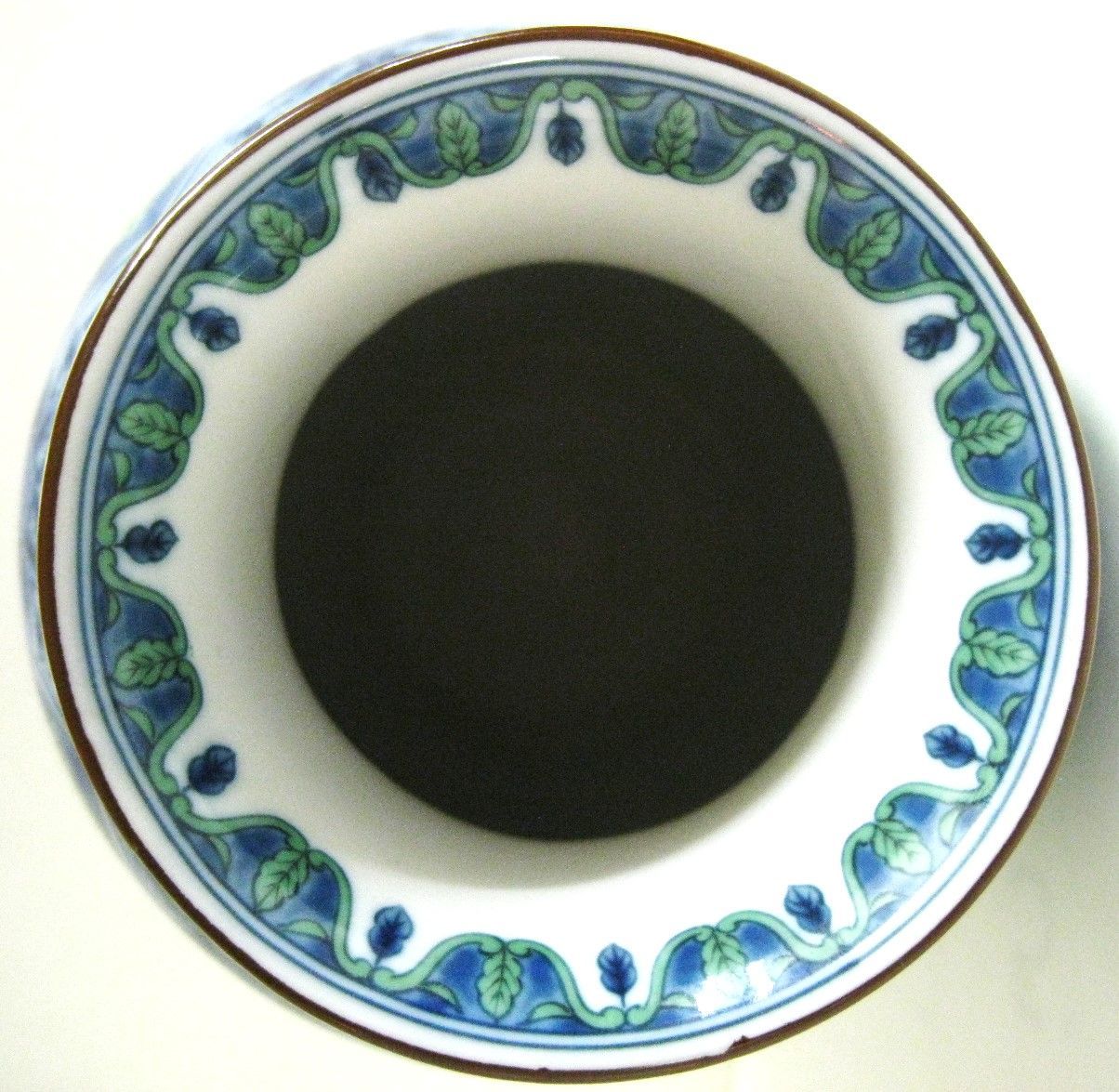 美品 花瓶 美濃焼 庫山窯 青花緑彩 美品 花瓶 美濃焼 庫山窯 青花緑彩 - メルカリ