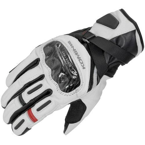5営業日で発送 コミネ Komine GK-844 Protect Windproof Leather Gloves HG 品番 06-844 カラー Light Grey Black サイズ 2XL