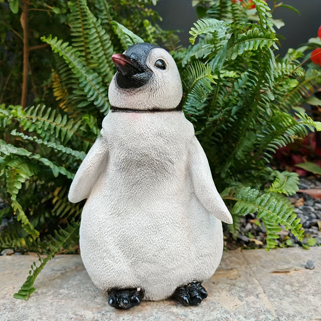 楽天市場】ガーデニング ペンギン 置物 ガーデンオブジェ