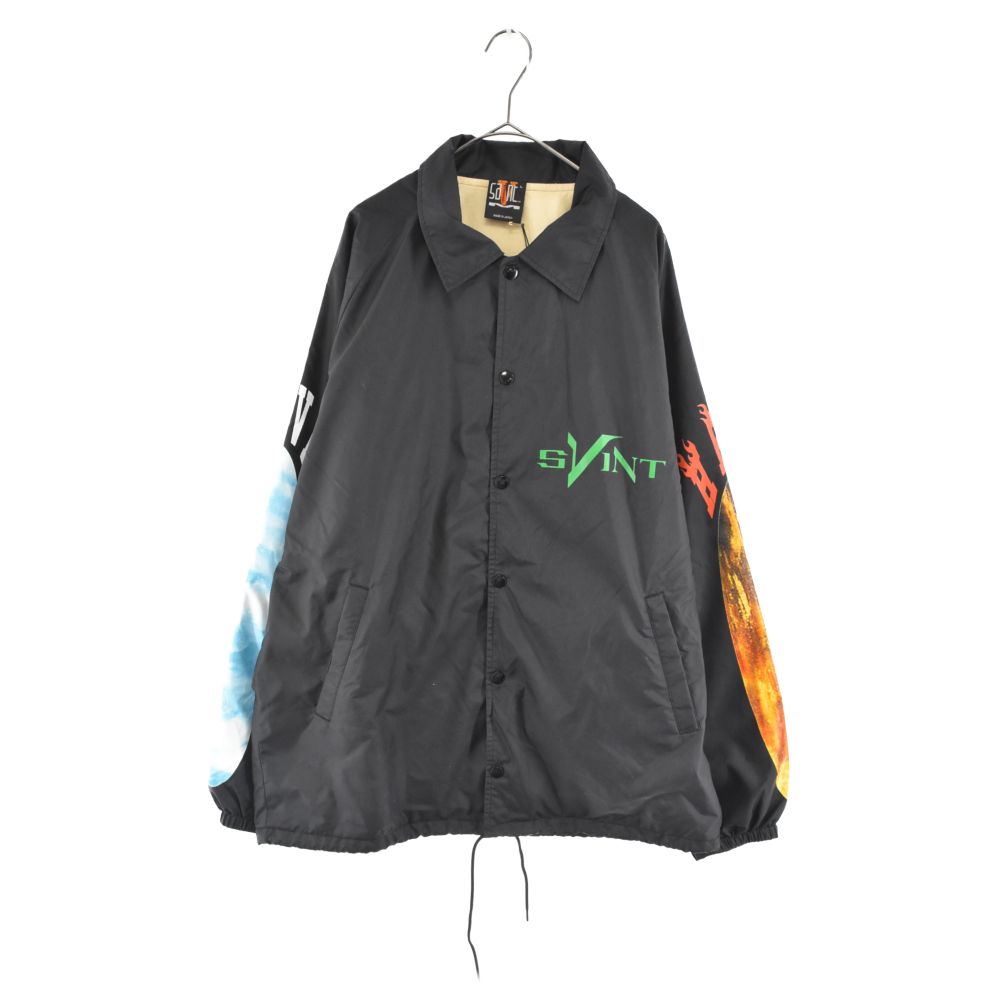 saint mxxxxxx vloneコーチジャケット L Saint Michael - SAINT MICHAEL x VLONE Skull Coach Jacket
