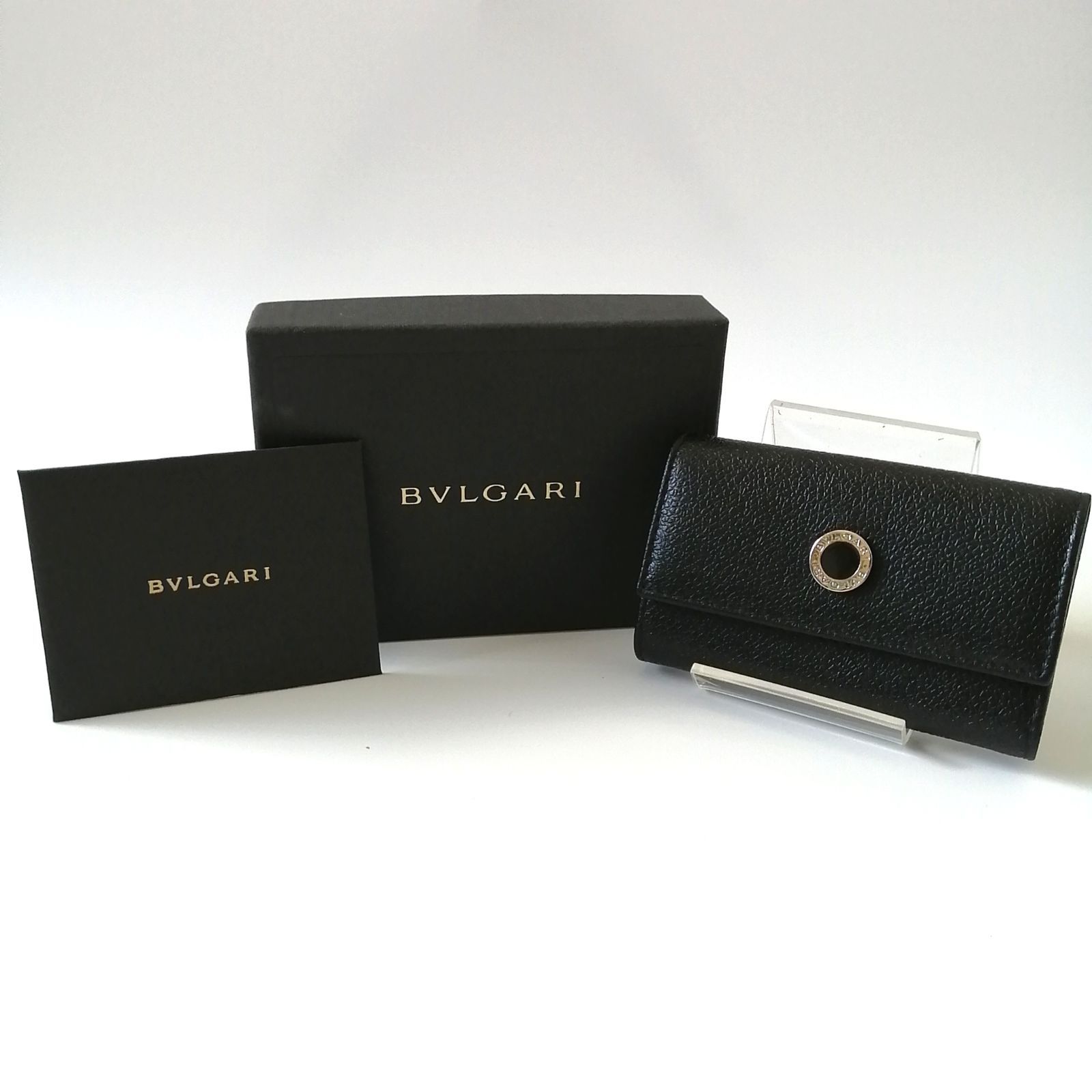 ブルガリ BVLGARI キーケース ブラック 122