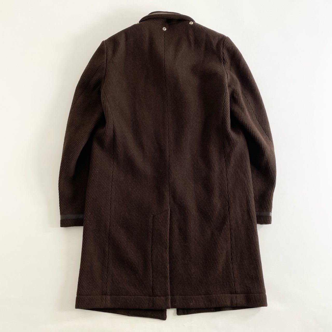 UNDERCOVER カシミヤ混 ニット切り替え チェスターコート UNDERCOVER カシミヤ混 ニット切り替え チェスターコート