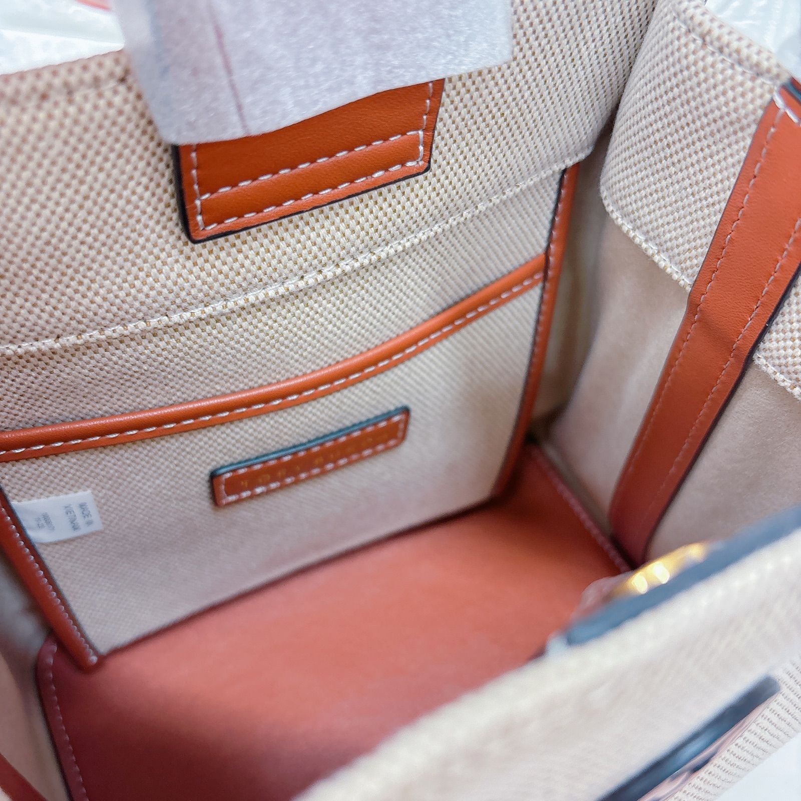 即発!大人気!TORY BURCH BLAKE キャンバスバケット 2Wayバッグ TORY BURCH(トリーバーチ) 2WAYショルダーバッグ BLAKE