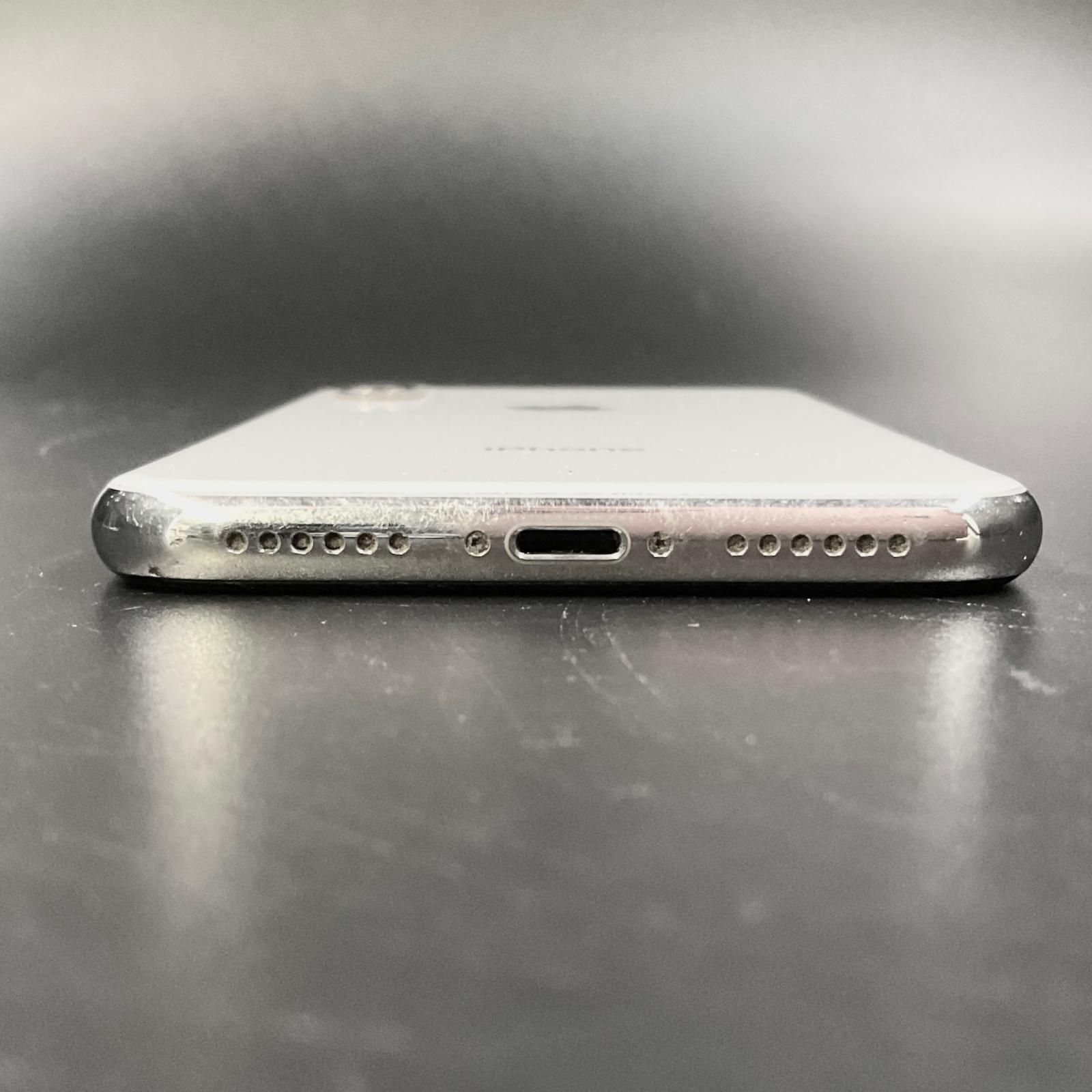 最速発送】Apple iPhone X 64GB シルバー Softbank 白ロム 76%【難有
