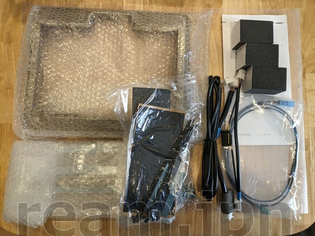 30系アルファード　ヴェルファイヤ　トヨタ純正リヤモニター　フィッティングキット 新品 トヨタ純正 30 アルファード ヴェルファイア 後期 リヤ