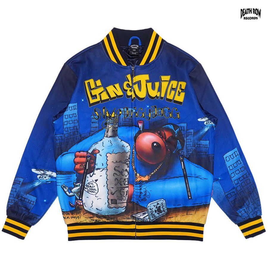 DEATH ROW RECORDS × SNOOP DOGG GIN AND JUICE TRACK JACKET【MULTI COLOR】  (L・XL・2XL)(通販 デスロウレコード スヌープドッグ SNOOP DOGG ジャケット トラックジャケット ) - メルカリ