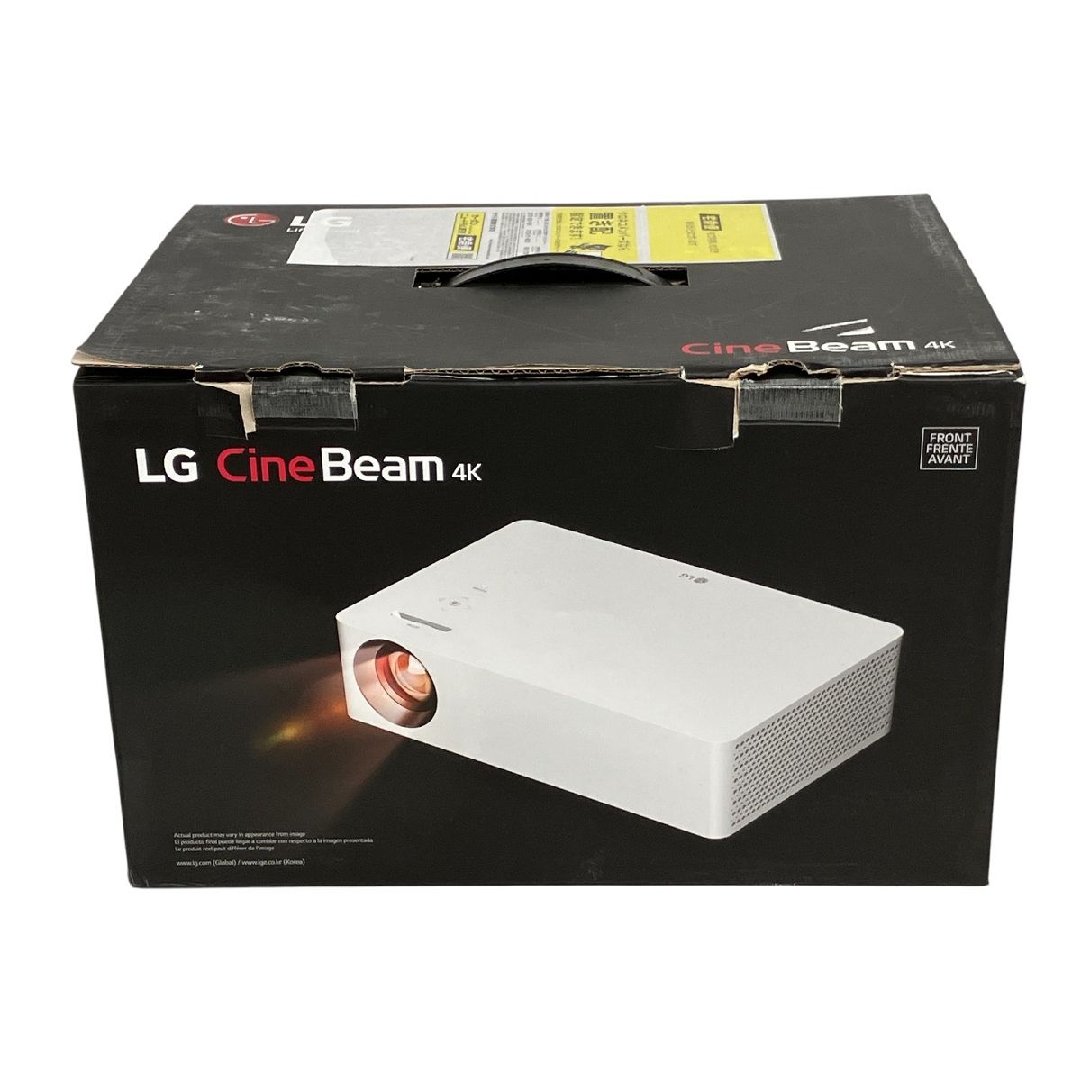 LG エルジー HU70LS Cine Beam 4K プロジェクター 2021年製 映像 機器 家電 K10457177