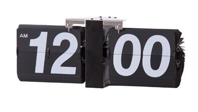 フリップクロック ブラック 時計 置時計 インテリア