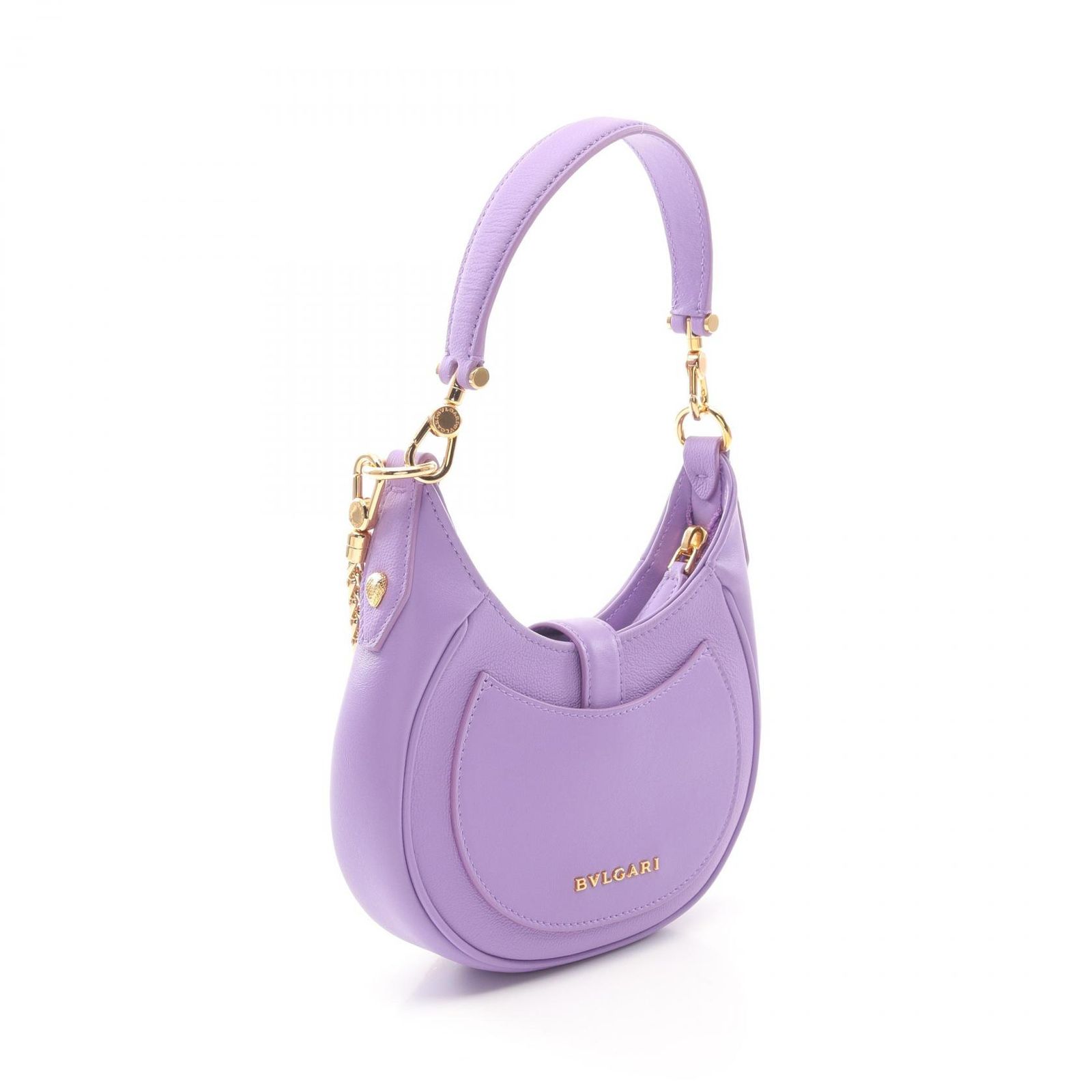 ブルガリ BVLGARI ハンドバッグ セルペンティ エリプス パープル 