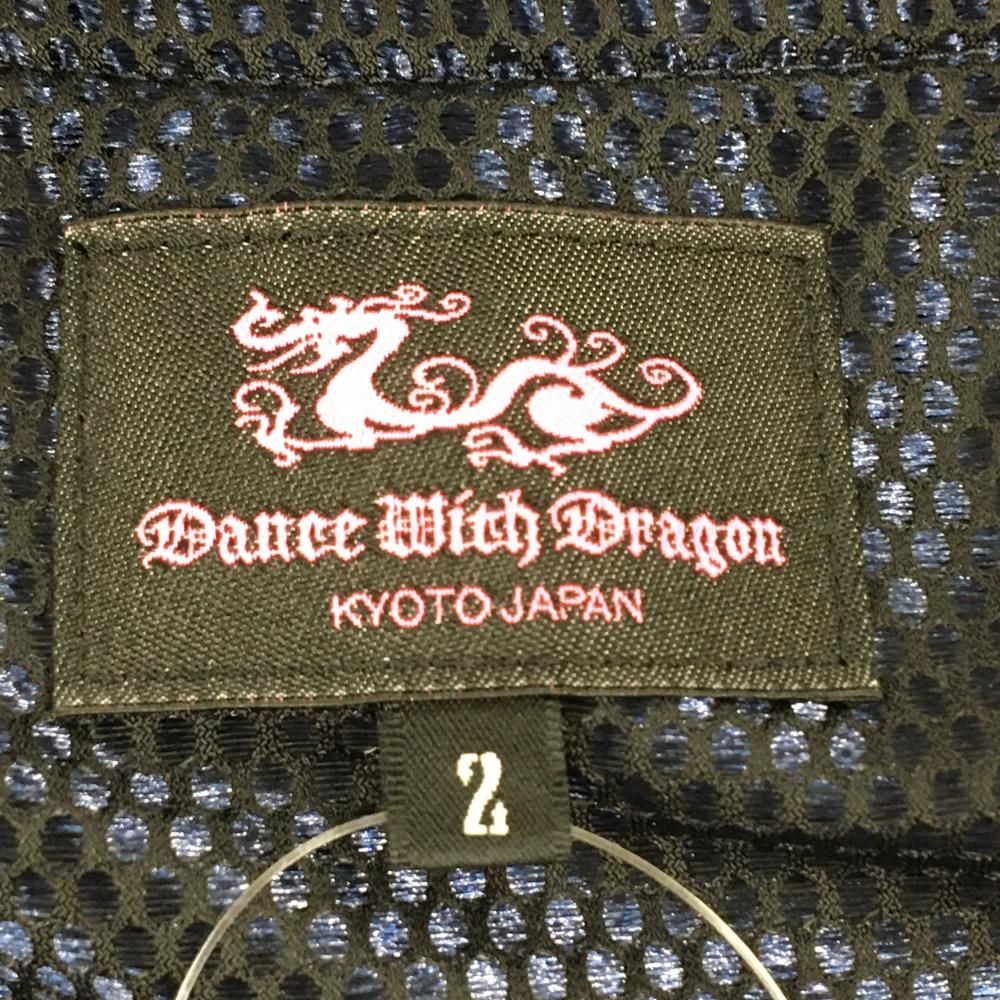 文化 超 ダンスウィズドラゴン 中綿ジャケット ネイビー スパンコールスカル レディース 2 M ゴルフウェア Dance With Dragon 開発