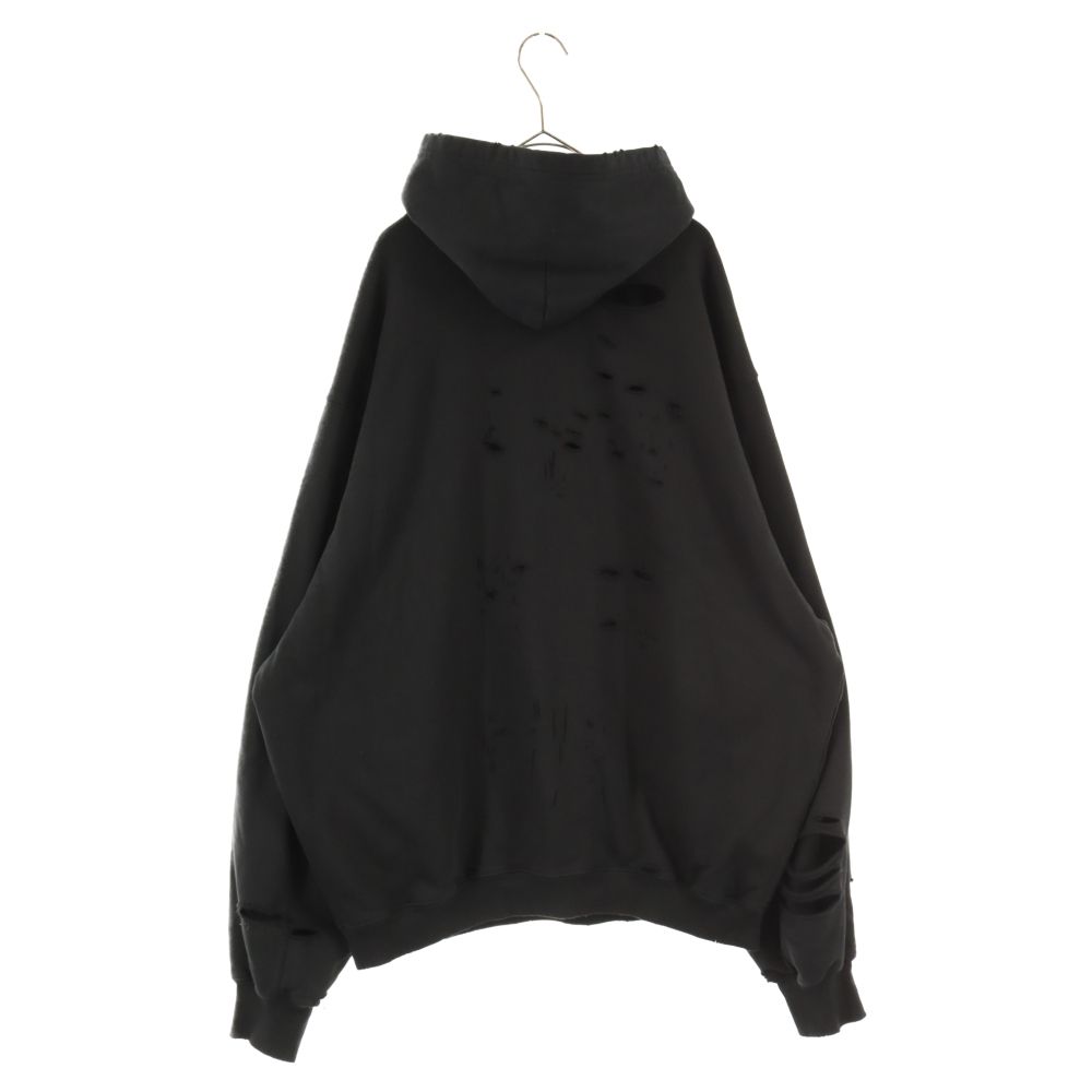 BALENCIAGA (バレンシアガ) 21SS Caps Destroyed Hoodie キャップス