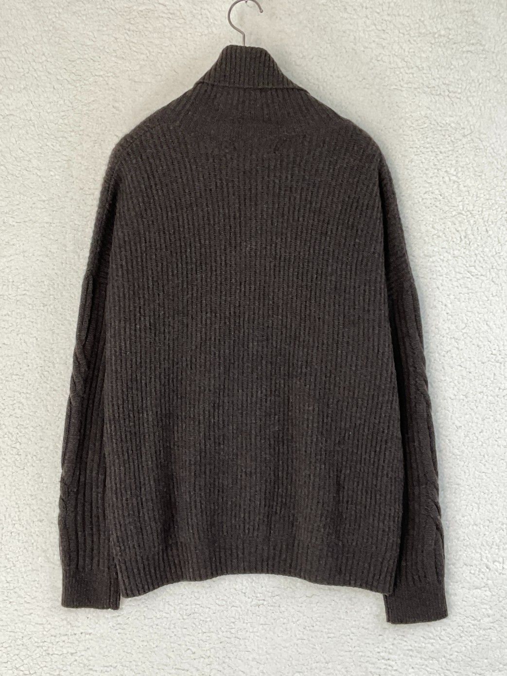 未使用】1PIU1UGUALE3 総カシミアビッグ タートル ニット サイズ4