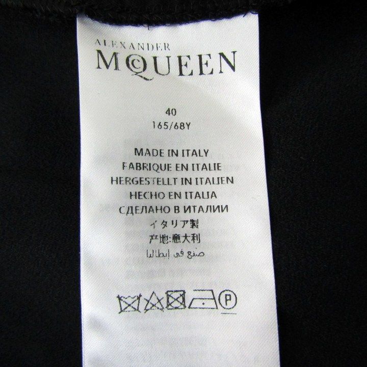 アレキサンダーマックイーン テーパードパンツ スリット ボトムス  