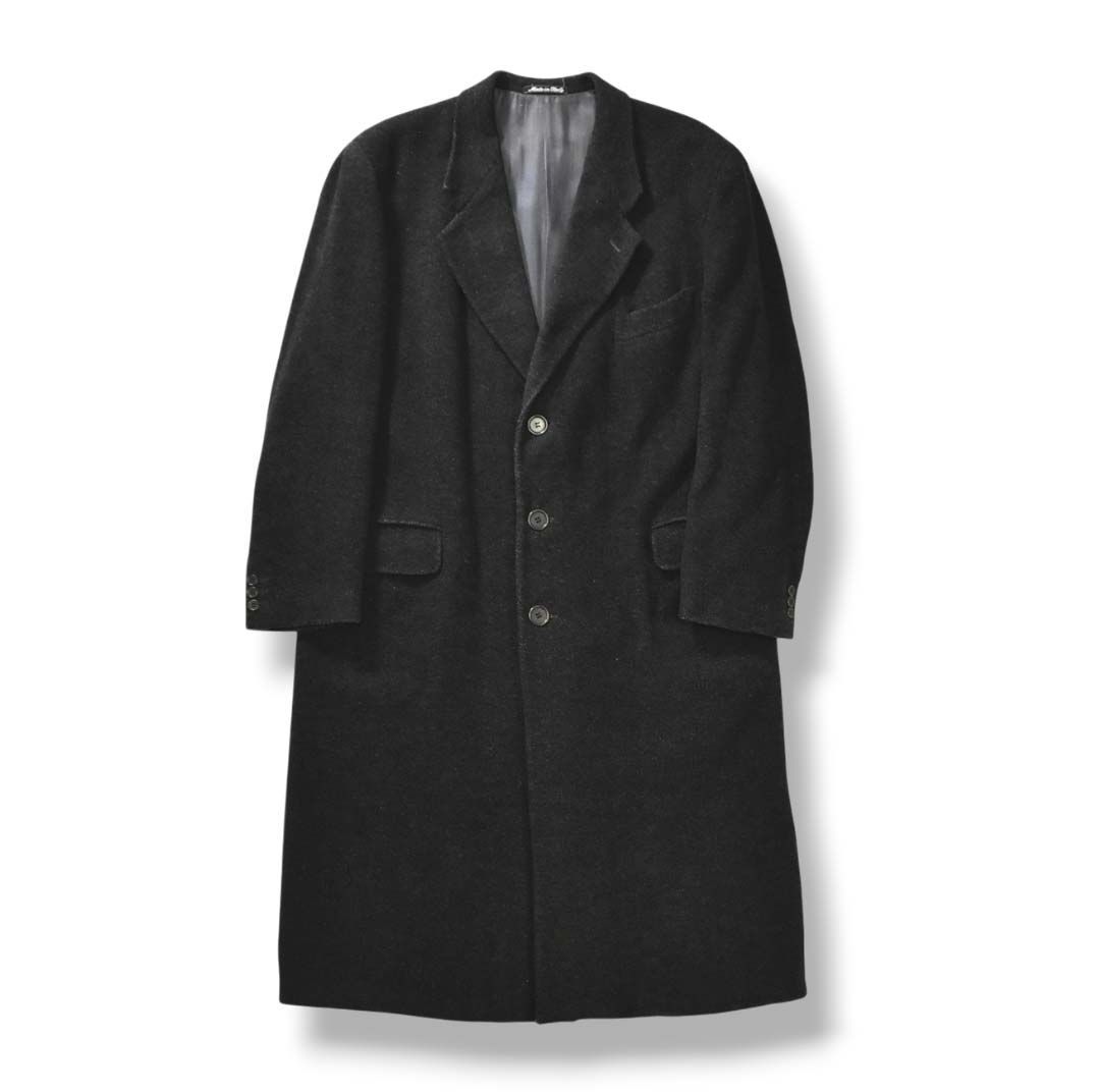 GIORGIO ARMANI チェスターコートウールヘンリボーン