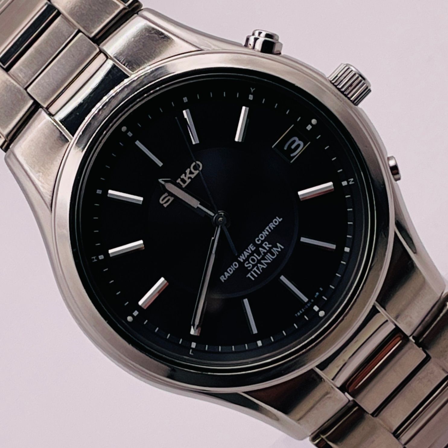 希少 電波ソーラー】SEIKO セイコー スピリット 渡辺力氏デザイン