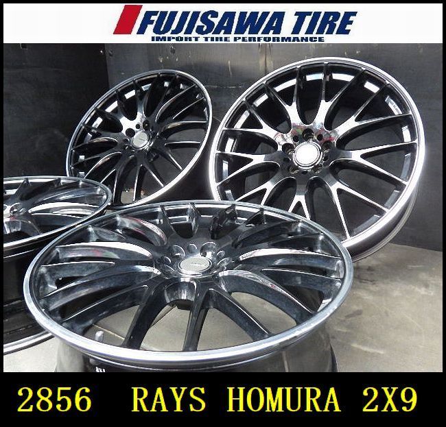 2856 A▲ ▲RAYS HOMURA 2ｘ9 ホイール▲22x9.0J 5穴 PCD114.3 38▲4本