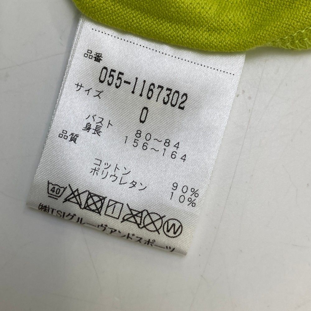 サイズ：0 PEARLY GATES パーリーゲイツ 055-1167302 モックネック 半袖Tシャツ  イエロー系 [240101446694] ゴルフウェア レディース ストスト サイズ：0 PEARLY GATES パーリーゲイツ 055-1167302 モック