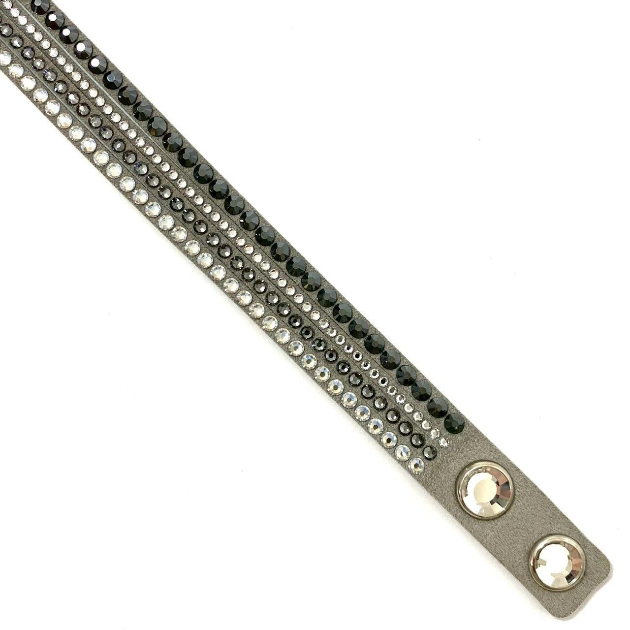 MU【SWAROVSKI】ダブル ラップ ブレスレット ラインストーン