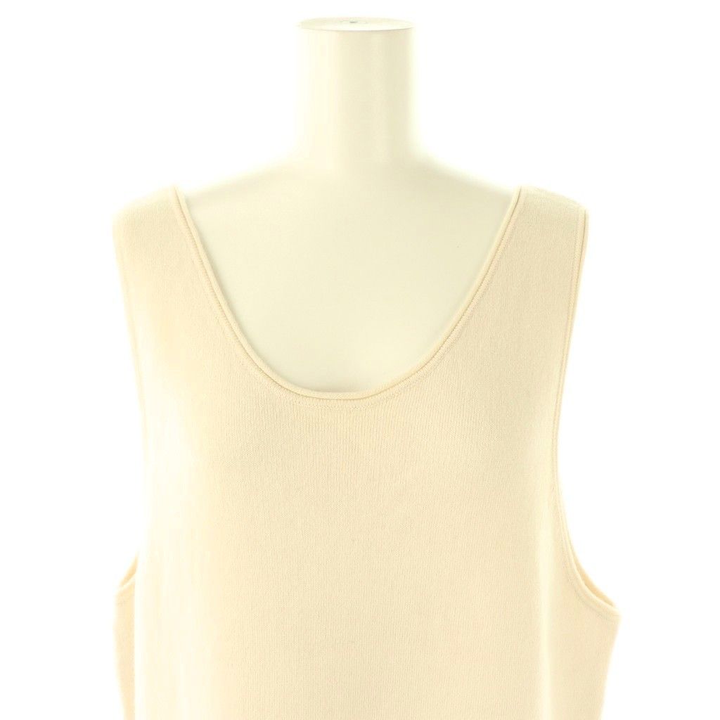 カレンソロジー Curensology コットンロングタンクニット チュニック F アイボリー |DF OS WWW_NOITHATQUANGTHANH_NET