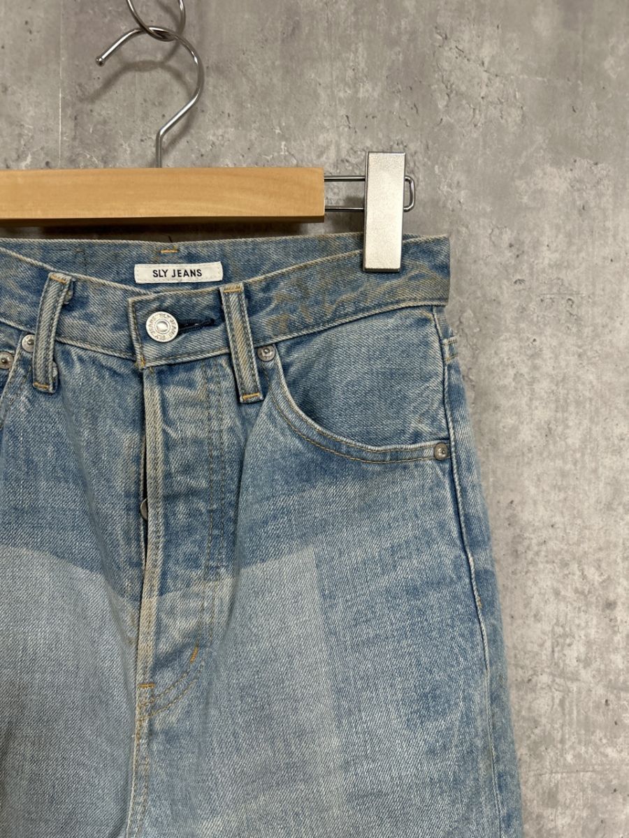 J⁄W SIDE OPEN STRAIGHT PT ブルー SLY SLY | J／W SIDE OPEN STRAIGHT