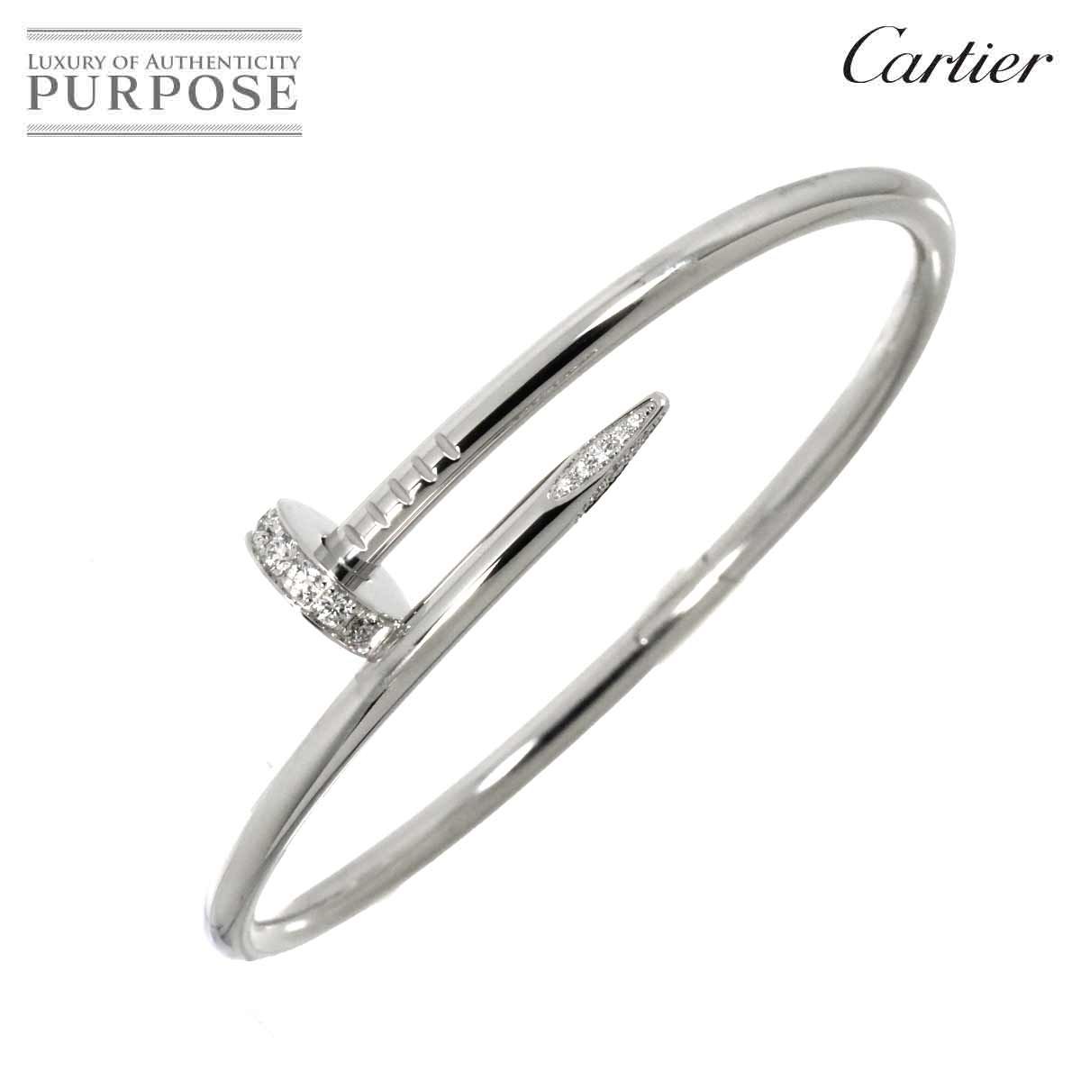 カルティエ アンクル バングル ダイヤ 17 楽天市場】【広尾店】カルティエ Cartier ジュストアンクル