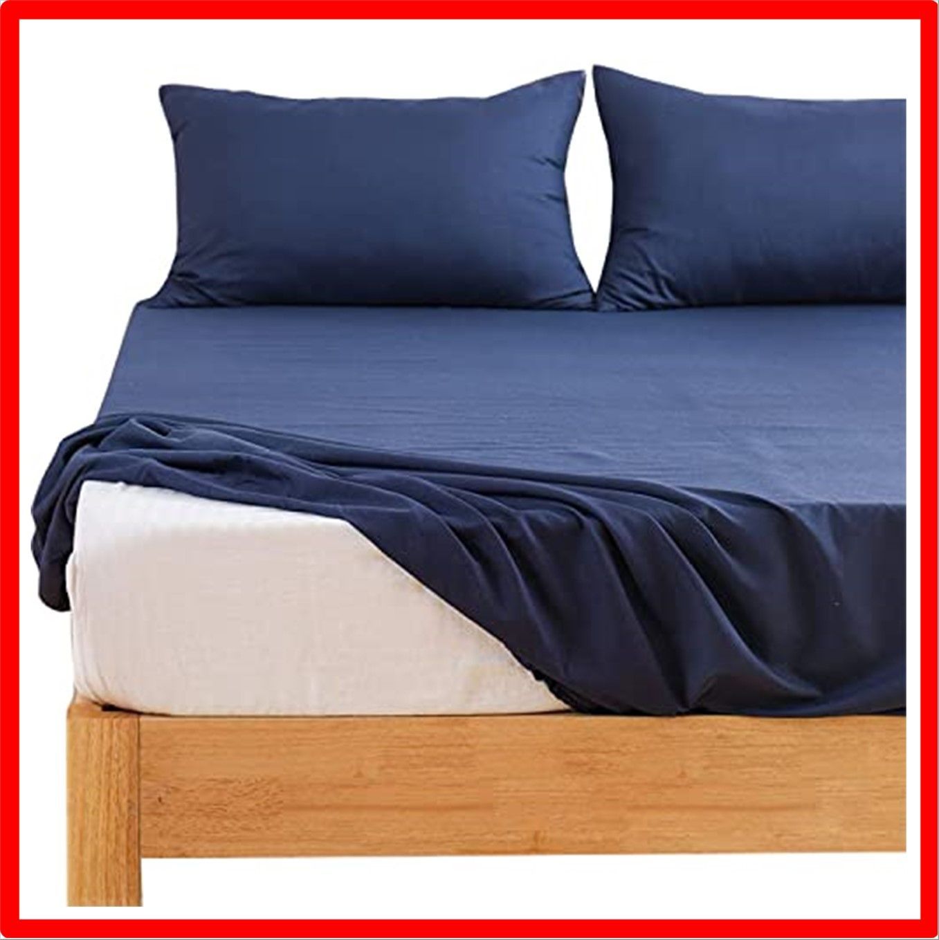 【驚きの破格値，高品質】【匿名配送】ネイビー_クイーン・160X200cm ボックスシーツ クイーン 綿100% シーツ ベッドシーツ ベッドカバー マットレスカバー 洗える オールシ 掛け布団カバー