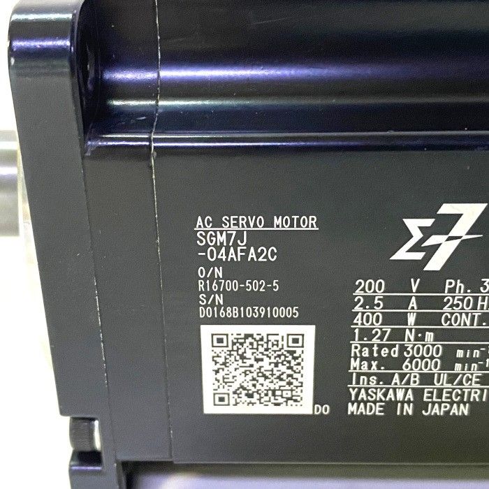 回転型サーボモータ SGM7J-04AFA2C