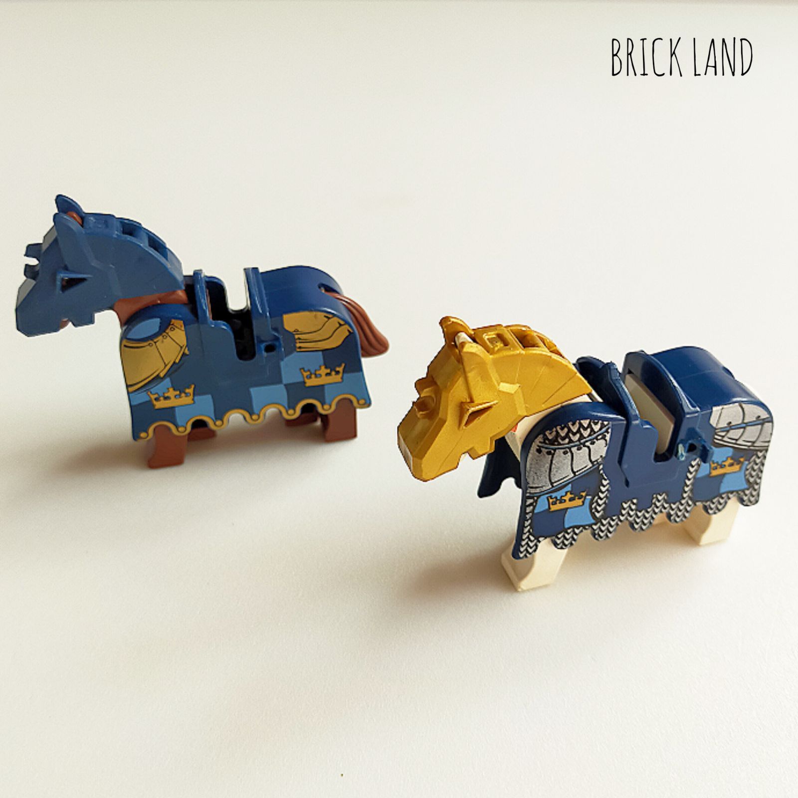 1518】レゴ 馬2頭セット 鞍 キャッスル ナイトキングダム 装飾 騎馬