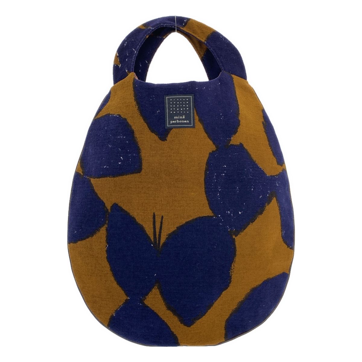 mina perhonen | ミナペルホネン | 2019SS | slow dance | スローダンス エッグ ハンドバッグ | Navy | レディース