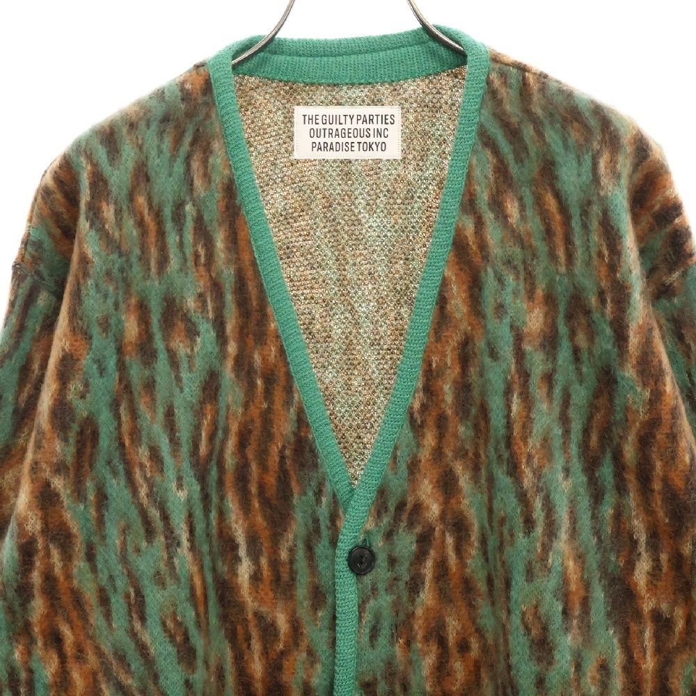 WACKO MARIA (ワコマリア) 22AW LEOPARD HEAVY MOHAIR CARDIGAN