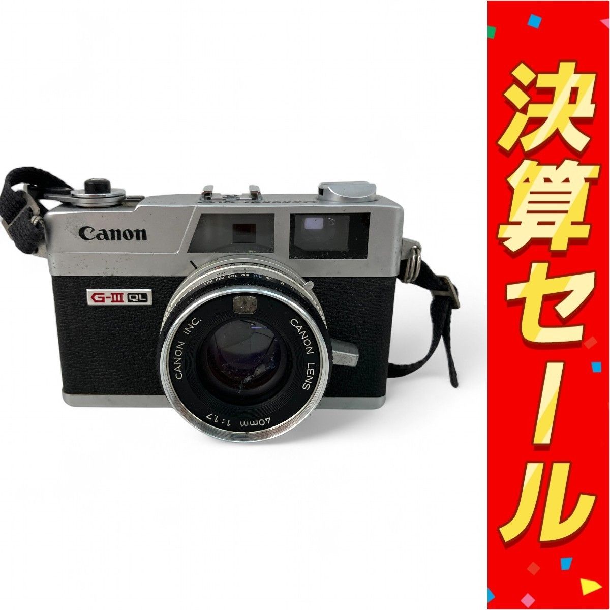 Canon G-III QL Canonet 17 40mm 1.7 レンズキット フィルムカメラ 写真 撮影 キャノン ジャンク Z10134186
