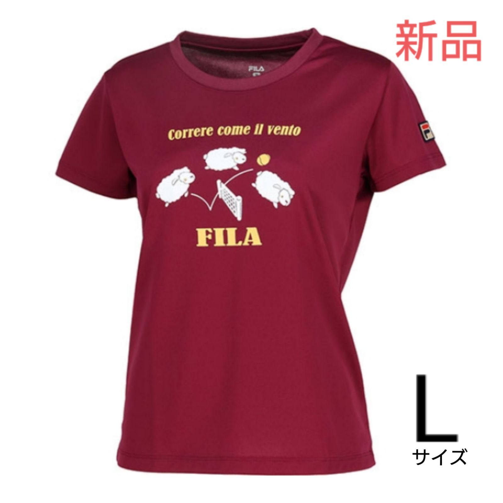 FILA フィラ テニス ウェア ヒツジグラフィックTシャツ Lサイズ