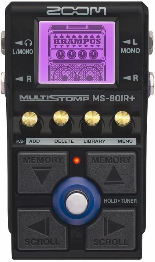 ZOOM ズーム 23種類のギターアンプモデル内蔵 ストンプボックス型